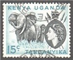 Kenya, Uganda and Tanganyika Scott 106 Used